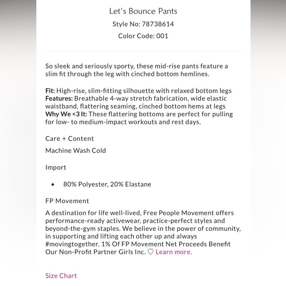 NWOT Free People FP Movement Let’s Bounce Pants in Green - Picture 4 of 6